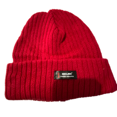 Ladies Red Beanie Hat